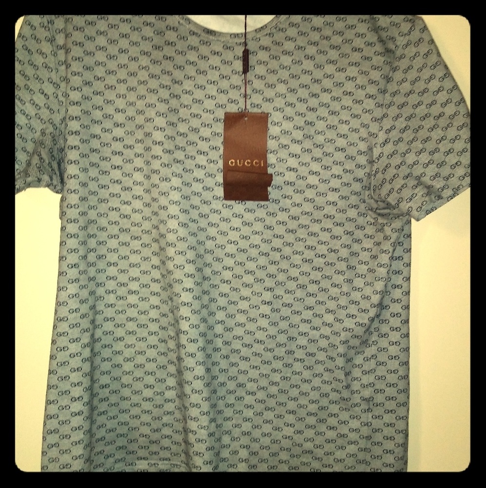 Gucci Men's T-Shirt Gray